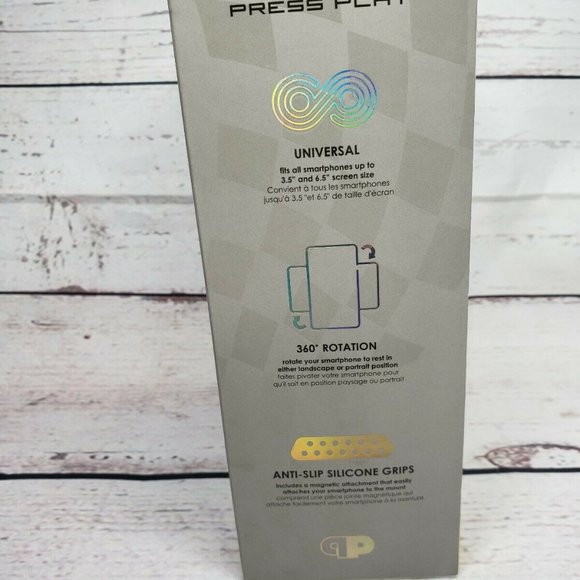 Press Play Smartphone 360 Rotation Car Mount - Picture 4 of 9